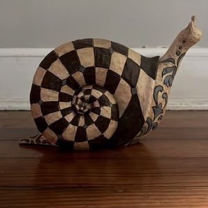 Jim shore snail statue